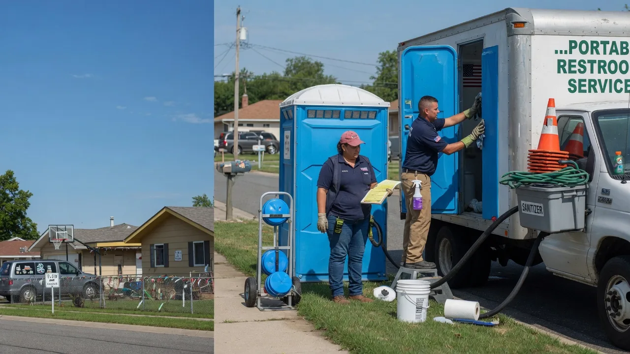 Portable Toilet Rental in Gwynneville, IN near me